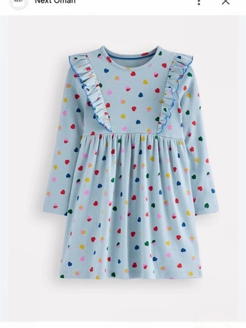 Buy Boden Girls Polka Dot Ruffle Dress Size 3 Like New